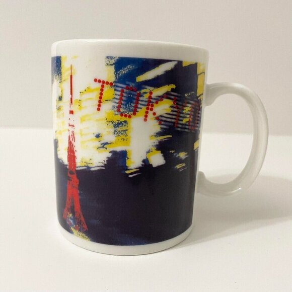 2008 Starbucks Night City Lights Design Tokyo Japan 12 oz Mug - Picture 6 of 16